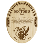 DOCTOR'S DAY PLAQUE (OVAL)