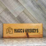 MAGIC & WHISKEY NAMEPLATE