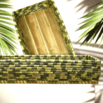 WOODEN FUSED SABAI TRAY